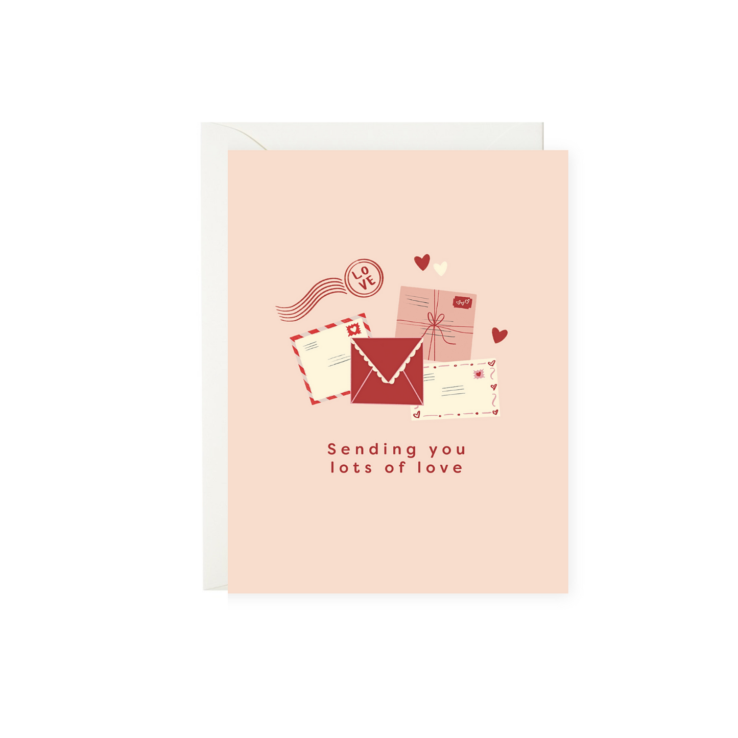 Sending You Lots of Love Valentine's Day Greeting Card