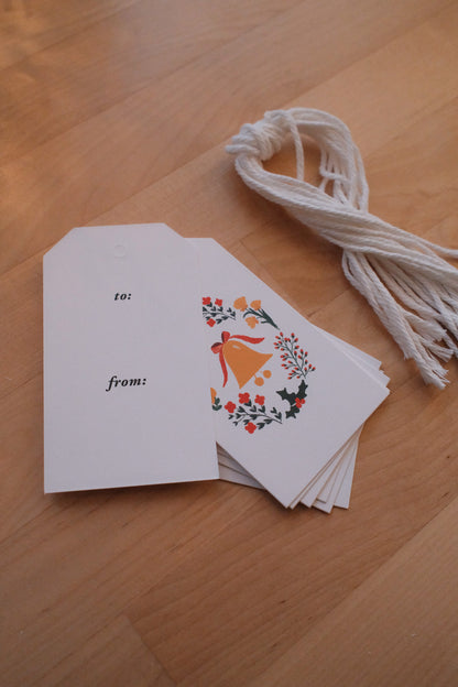 Bell Wreath Gift Tags