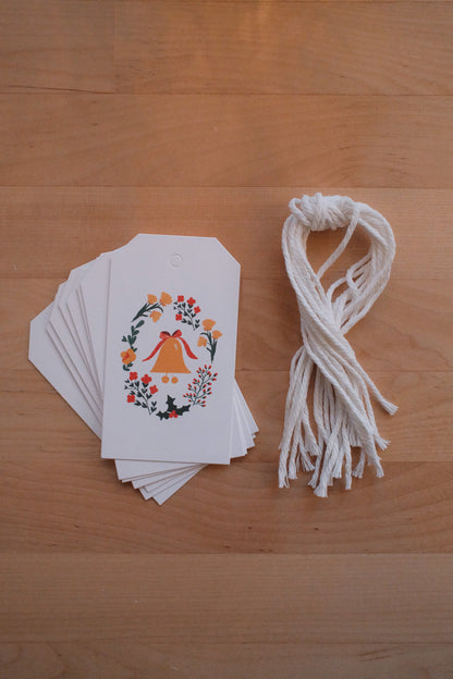Bell Wreath Gift Tags