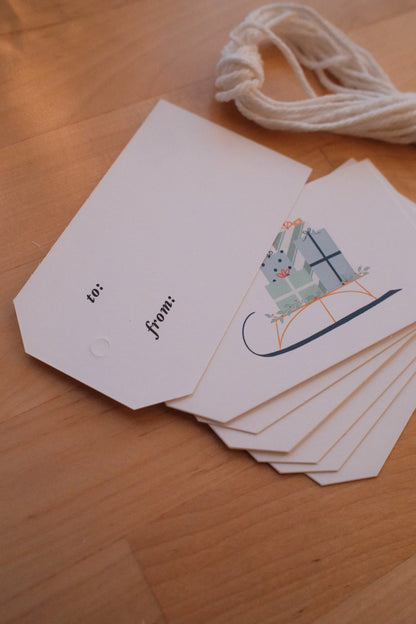 Sleigh Gift Tags