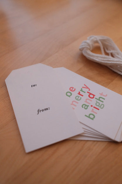 Be Merry & Bright Gift Tags