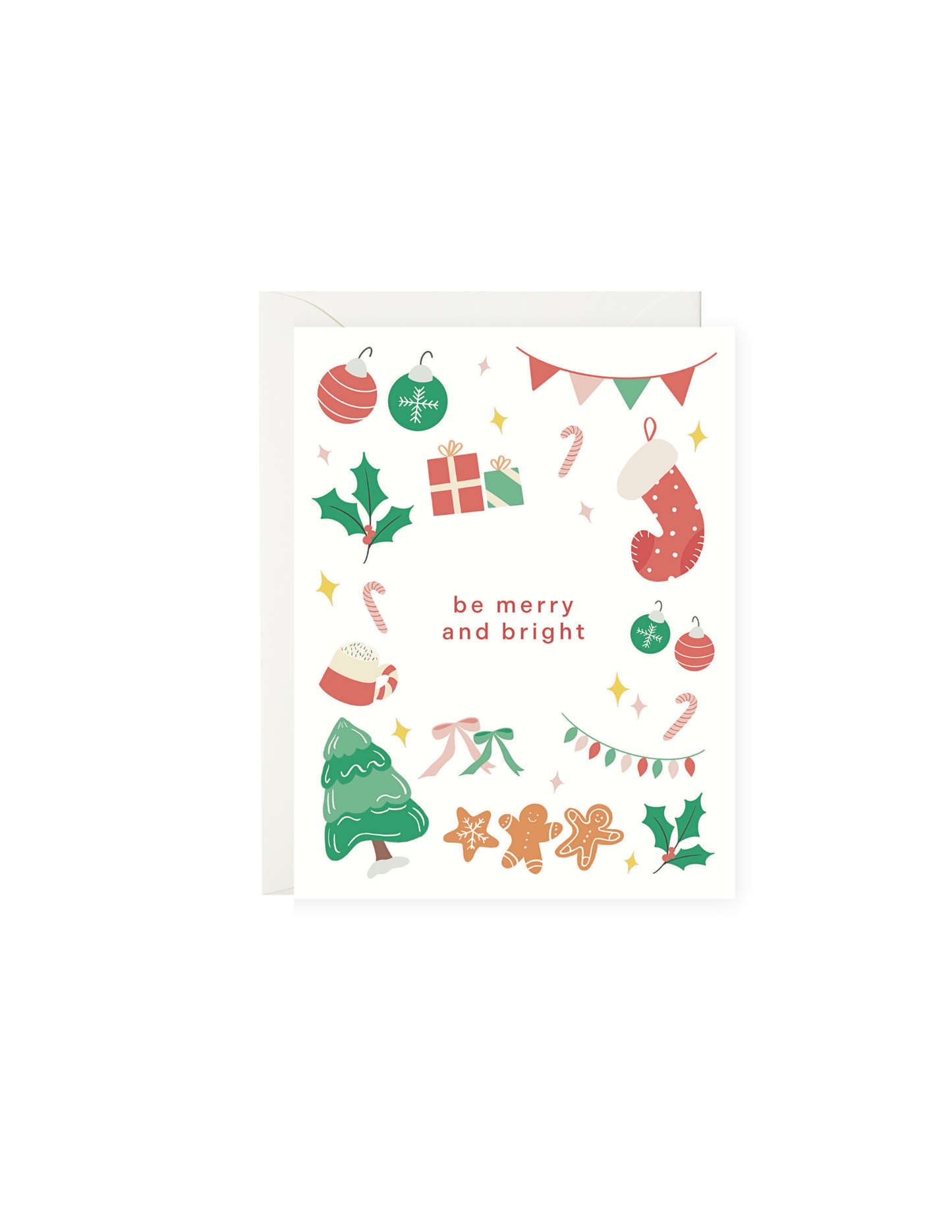 Be Merry and Bright Christmas Card