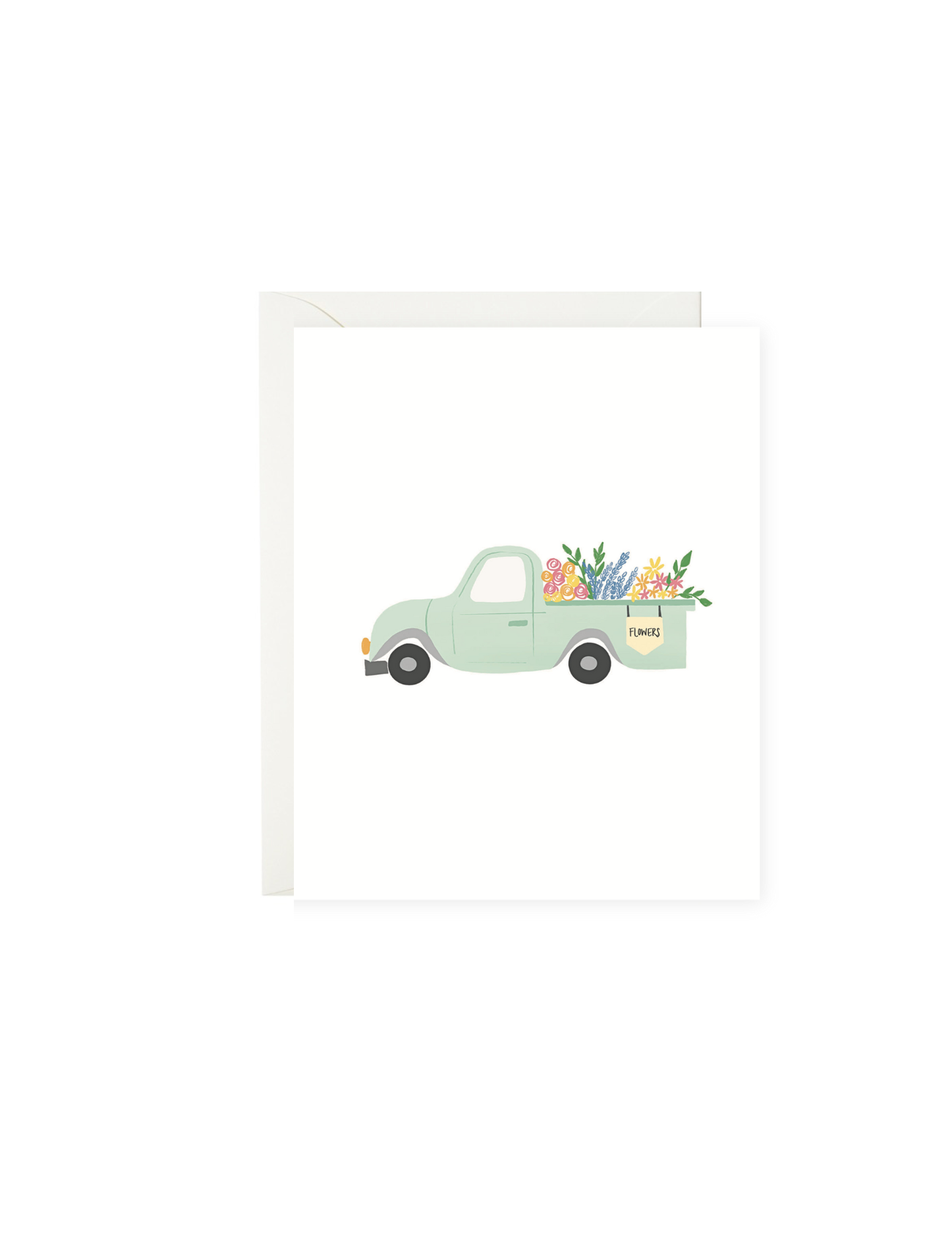 Flower Truck Card
