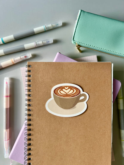 Latte Mug Sticker