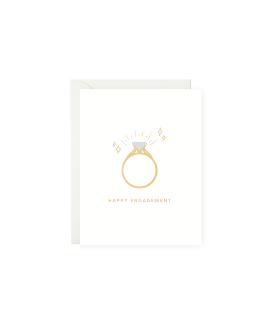 sparkly engagement ring